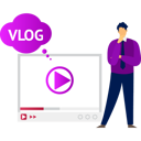پیش‌نمایش فایل boy-is-thinking-about-the-vlog-posting-10795807 از پک پست وبلاگ و محتوا