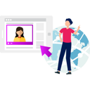 پیش‌نمایش فایل boy-is-watching-the-video-on-browser-10795808 از پک پست وبلاگ و محتوا