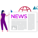 پیش‌نمایش فایل girl-is-telling-about-the-news-article-10795745 از پک پست وبلاگ و محتوا
