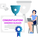 پیش‌نمایش فایل girl-using-laptop-for-honorary-blogger-award-10795804 از پک پست وبلاگ و محتوا