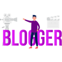 پیش‌نمایش فایل man-is-recording-for-blogger-content-10795777 از پک پست وبلاگ و محتوا