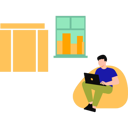 پیش‌نمایش فایل man-working-at-home-10909248 از پک فریلنسری