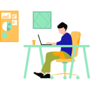 پیش‌نمایش فایل man-working-online-10909244 از پک فریلنسری
