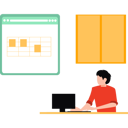 پیش‌نمایش فایل young-boy-working-on-monitor-10909241 از پک فریلنسری