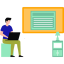 پیش‌نمایش فایل young-boy-working-online-10909259 از پک فریلنسری