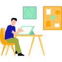 پیش‌نمایش فایل young-guy-designing-online-10909250 از پک فریلنسری
