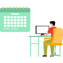 پیش‌نمایش فایل young-man-putting-reminders-on-calendar-10909252 از پک فریلنسری