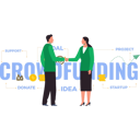 پیش‌نمایش فایل boy-and-girl-are-dealing-for-crowdfunding-10863649 از پک تامین مالی جمعی