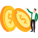 پیش‌نمایش فایل boy-is-showing-the-dollar-coins-10863602 از پک تامین مالی جمعی