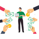پیش‌نمایش فایل boy-working-on-laptop-for-funds-10863613 از پک تامین مالی جمعی