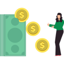 پیش‌نمایش فایل girl-is-showing-the-cash-10863627 از پک تامین مالی جمعی