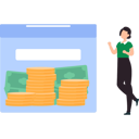 پیش‌نمایش فایل girl-is-standing-next-to-the-webpage-10863606 از پک تامین مالی جمعی