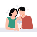 پیش‌نمایش فایل boy-and-girl-are-drinking-juice-from-the-same-glass-10872887 از پک فعالیت روزانه