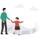 پیش‌نمایش فایل boy-and-kid-are-walking-10872885 از پک فعالیت روزانه