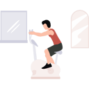 پیش‌نمایش فایل boy-exercising-on-cycling-machine-10872911 از پک فعالیت روزانه