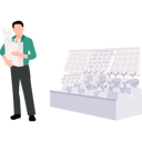 پیش‌نمایش فایل boy-is-buying-groceries-in-the-market-10872912 از پک فعالیت روزانه