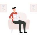 پیش‌نمایش فایل boy-is-reading-the-newspaper-10872952 از پک فعالیت روزانه