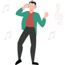 پیش‌نمایش فایل boy-listening-to-music-through-headphones-10872916 از پک فعالیت روزانه