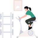 پیش‌نمایش فایل girl-exercising-on-cycling-machine-10872886 از پک فعالیت روزانه