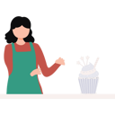 پیش‌نمایش فایل girl-is-baking-a-muffin-10872967 از پک فعالیت روزانه
