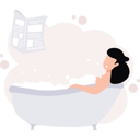 پیش‌نمایش فایل girl-is-bathing-in-the-bathtub-10872909 از پک فعالیت روزانه