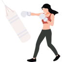 پیش‌نمایش فایل girl-is-boxing-10872895 از پک فعالیت روزانه