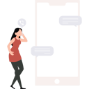 پیش‌نمایش فایل girl-is-calling-on-the-mobile-phone-10872908 از پک فعالیت روزانه