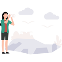 پیش‌نمایش فایل girl-is-looking-through-the-binoculars-10872910 از پک فعالیت روزانه