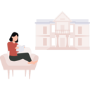 پیش‌نمایش فایل girl-is-sitting-on-the-couch-10872891 از پک فعالیت روزانه