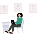 پیش‌نمایش فایل girl-is-working-on-the-laptop-10872958 از پک فعالیت روزانه
