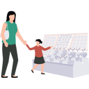 پیش‌نمایش فایل mother-and-daughter-are-in-the-market-for-shopping-10872872 از پک فعالیت روزانه