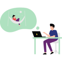 پیش‌نمایش فایل boy-daydreaming-about-a-girl-on-a-hammock-10873153 از پک رویاپرداز
