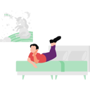 پیش‌نمایش فایل boy-is-daydreaming-while-lying-on-bed-10873174 از پک رویاپرداز