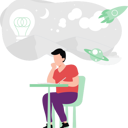 پیش‌نمایش فایل boy-is-writing-while-daydreaming-about-space-10873137 از پک رویاپرداز