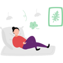 پیش‌نمایش فایل girl-is-laying-on-the-pillow-10873162 از پک رویاپرداز