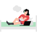 پیش‌نمایش فایل girl-is-looking-at-the-laptop-10873172 از پک رویاپرداز