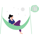 پیش‌نمایش فایل girl-is-sitting-on-a-hammock-dreaming-of-a-gift-10873157 از پک رویاپرداز
