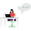 پیش‌نمایش فایل girl-is-working-on-the-laptop-10873150 از پک رویاپرداز