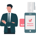 پیش‌نمایش فایل boy-showing-approved-payment-on-mobile-10873460 از پک رسید الکترونیکی