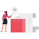 پیش‌نمایش فایل girl-is-pointing-at-the-shopping-bag-10873455 از پک رسید الکترونیکی