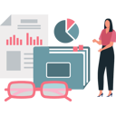 پیش‌نمایش فایل girl-is-talking-about-finance-chart-graph-10873466 از پک رسید الکترونیکی
