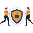 پیش‌نمایش فایل boy-and-girl-showing-protective-shield-10908960 از پک حفاظت