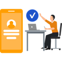 پیش‌نمایش فایل boy-is-pointing-at-the-contact-on-mobile-10908955 از پک حفاظت