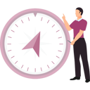 پیش‌نمایش فایل boy-is-pointing-at-compass-10832369 از پک قطب‌نما