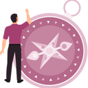 پیش‌نمایش فایل boy-is-pointing-to-the-direction-10832358 از پک قطب‌نما