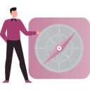 پیش‌نمایش فایل boy-is-showing-direction-on-compass-10832357 از پک قطب‌نما