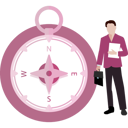 پیش‌نمایش فایل boy-is-standing-near-compass-10832205 از پک قطب‌نما