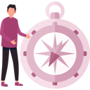 پیش‌نمایش فایل boy-is-telling-about-direction-of-compass-10832434 از پک قطب‌نما