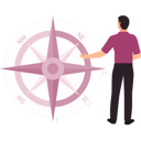 پیش‌نمایش فایل boy-looking-at-compass-for-wind-direction-10832371 از پک قطب‌نما