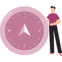 پیش‌نمایش فایل boy-telling-about-adventure-on-map-by-compass-10832215 از پک قطب‌نما